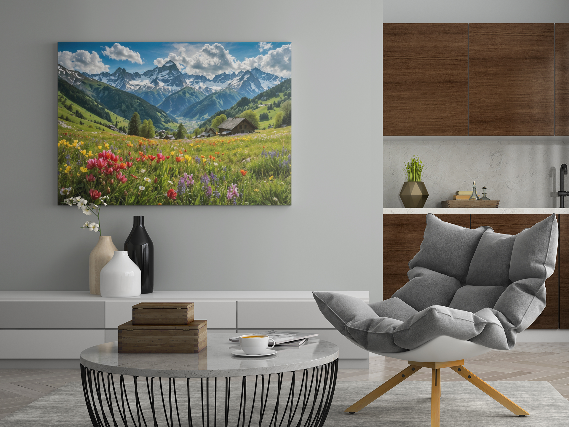 Frühling in den Alpen