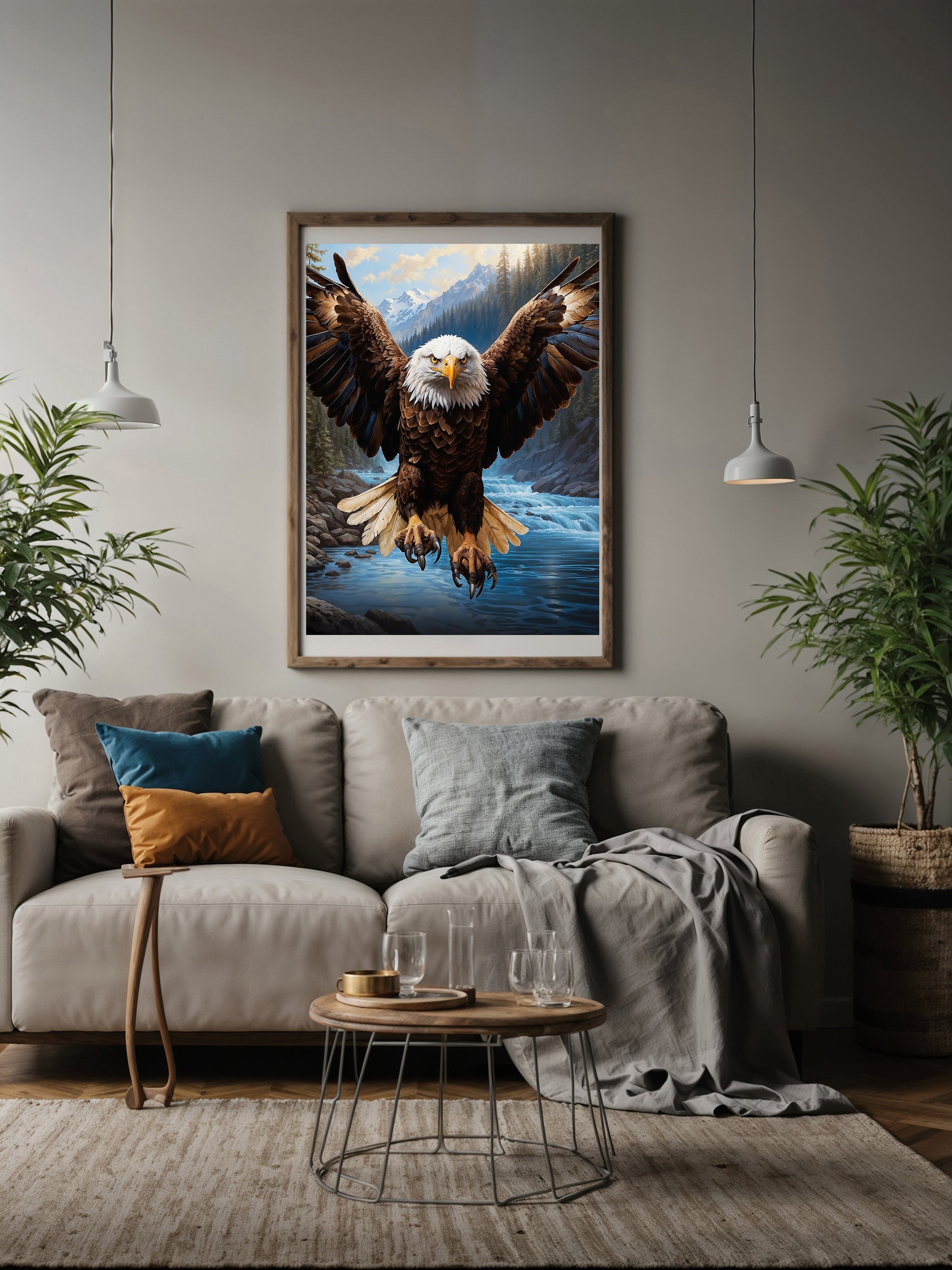 Weißkopfseeadler im Anflug