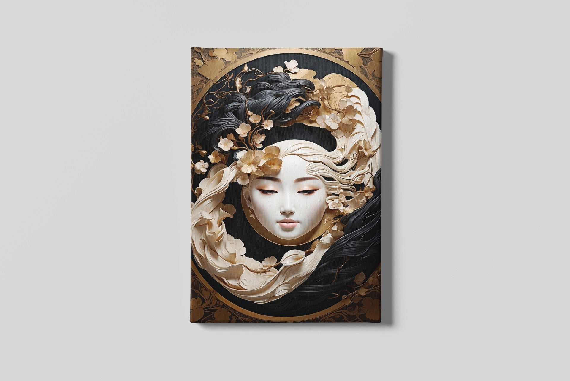 Yin und Yang Gesicht