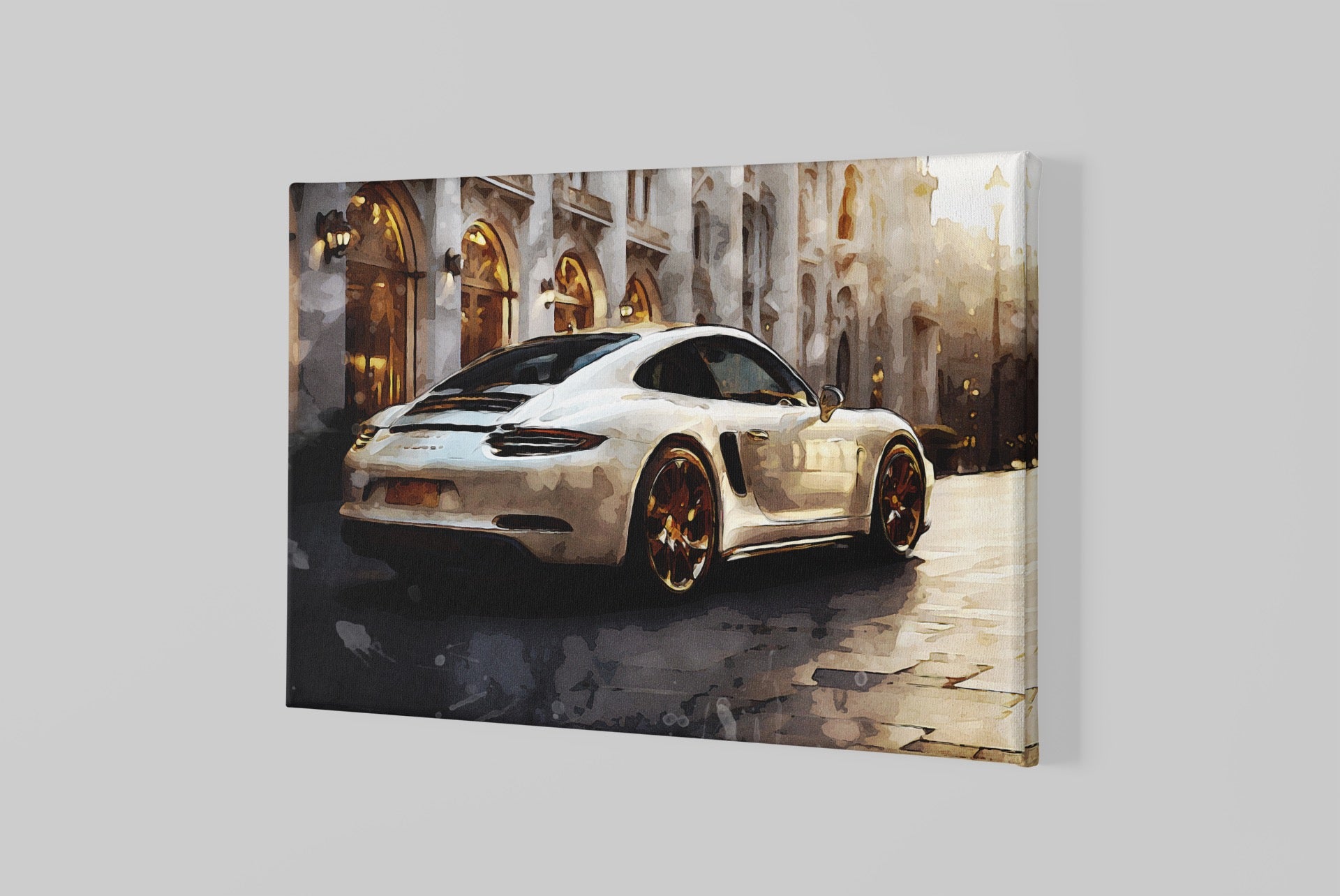 Porsche in Watercolor