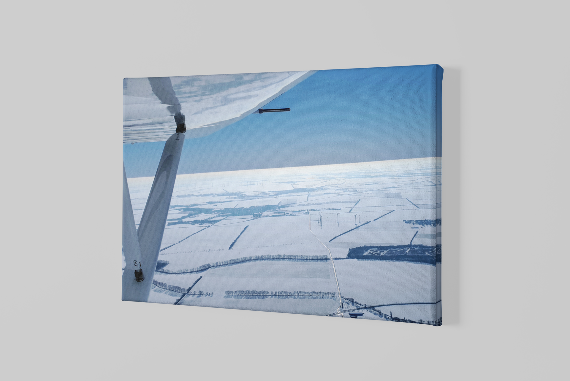 Überlandflug zur Winterzeit