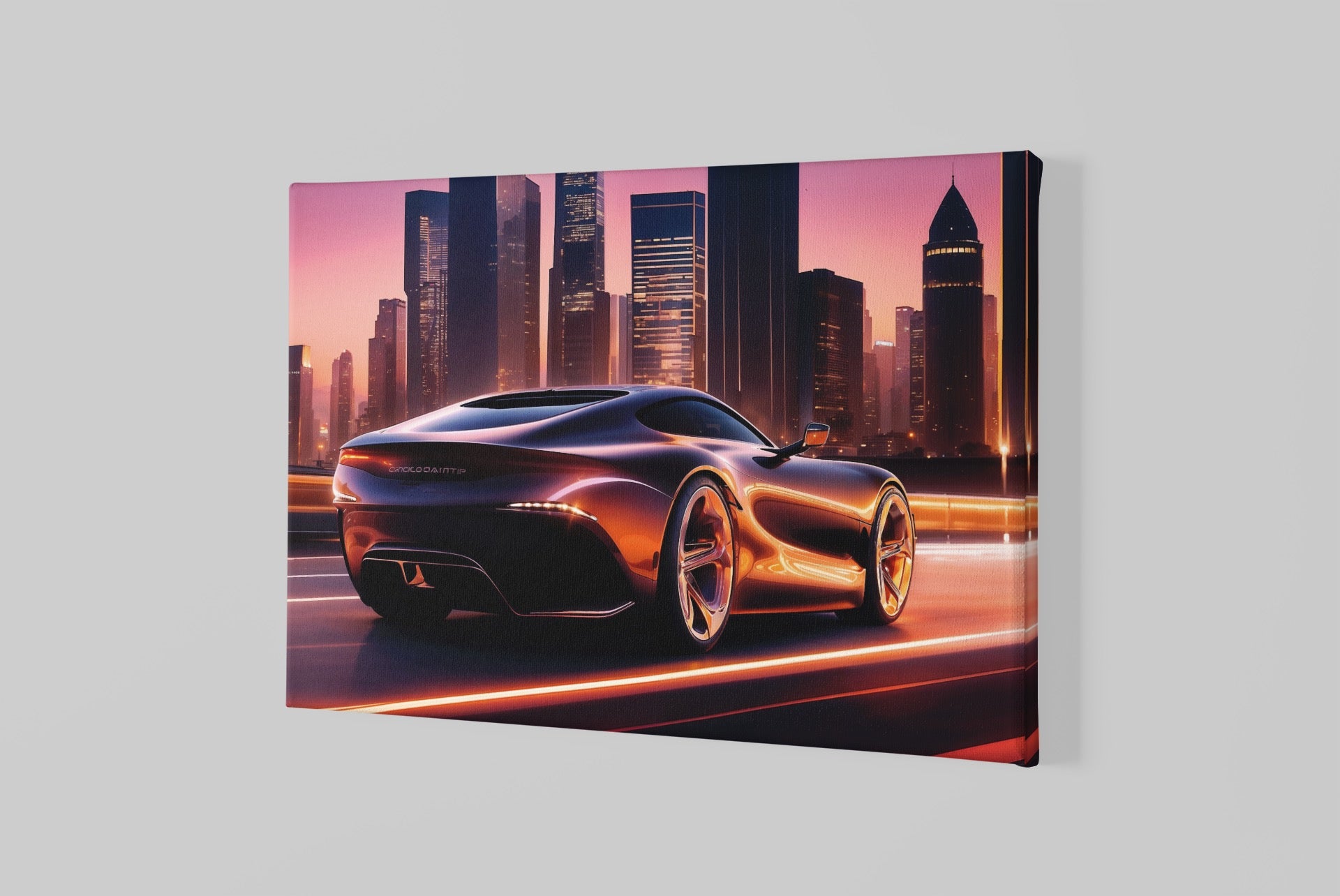 Futuristischer Sportwagen