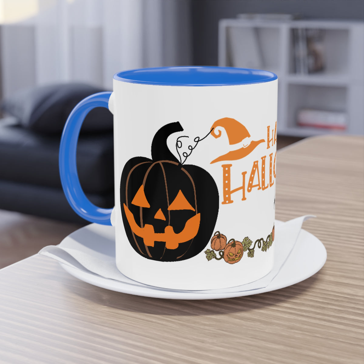 Kaffee Becher - Happy Halloween Katze