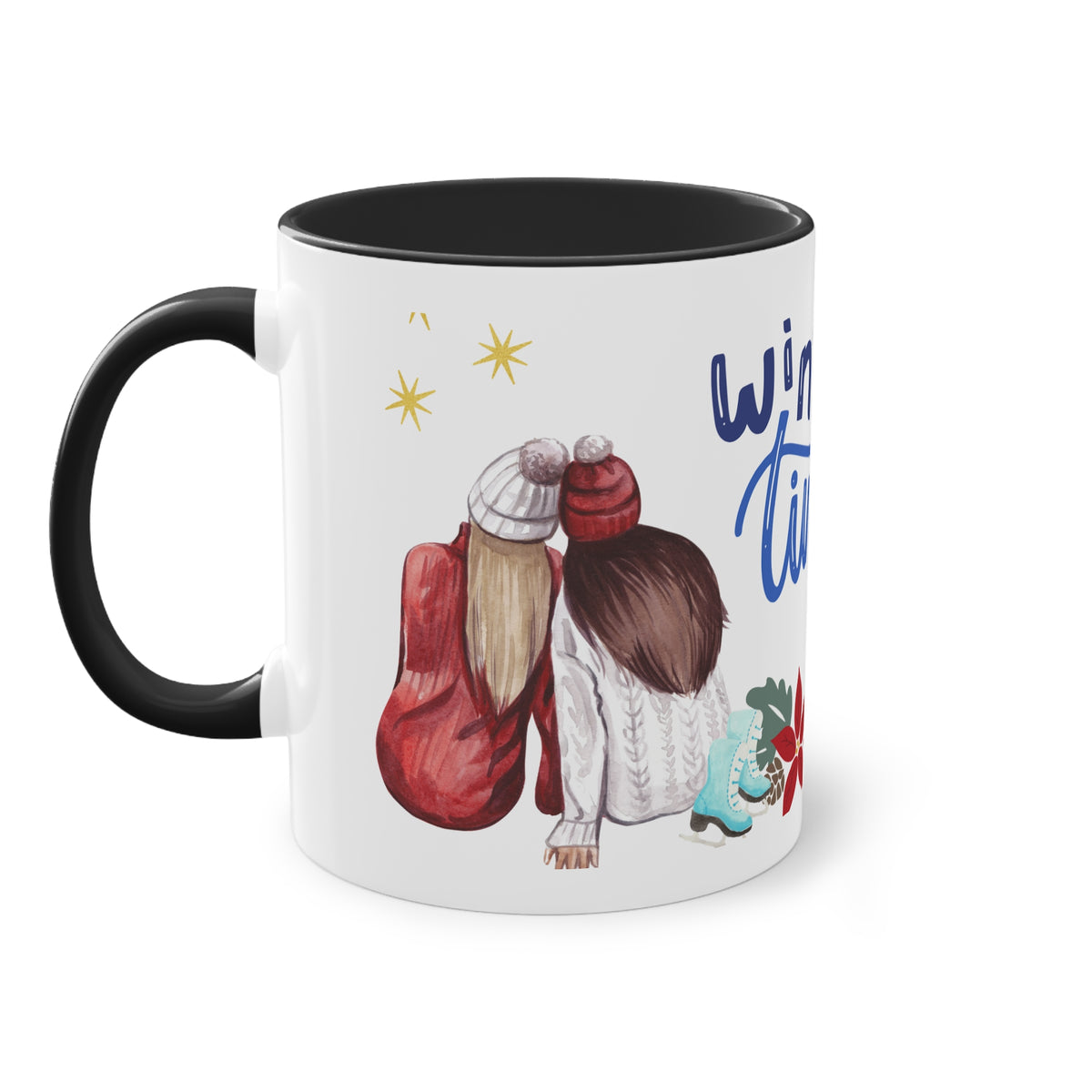 Kaffee Becher - Winterzeit Freunde
