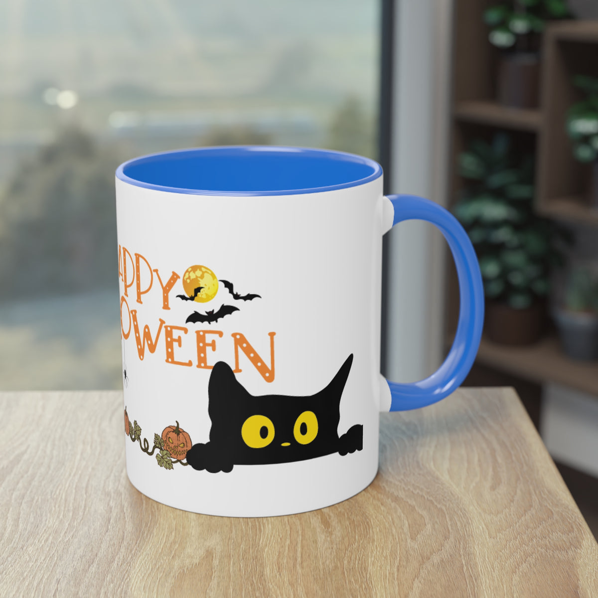 Kaffee Becher - Happy Halloween Katze