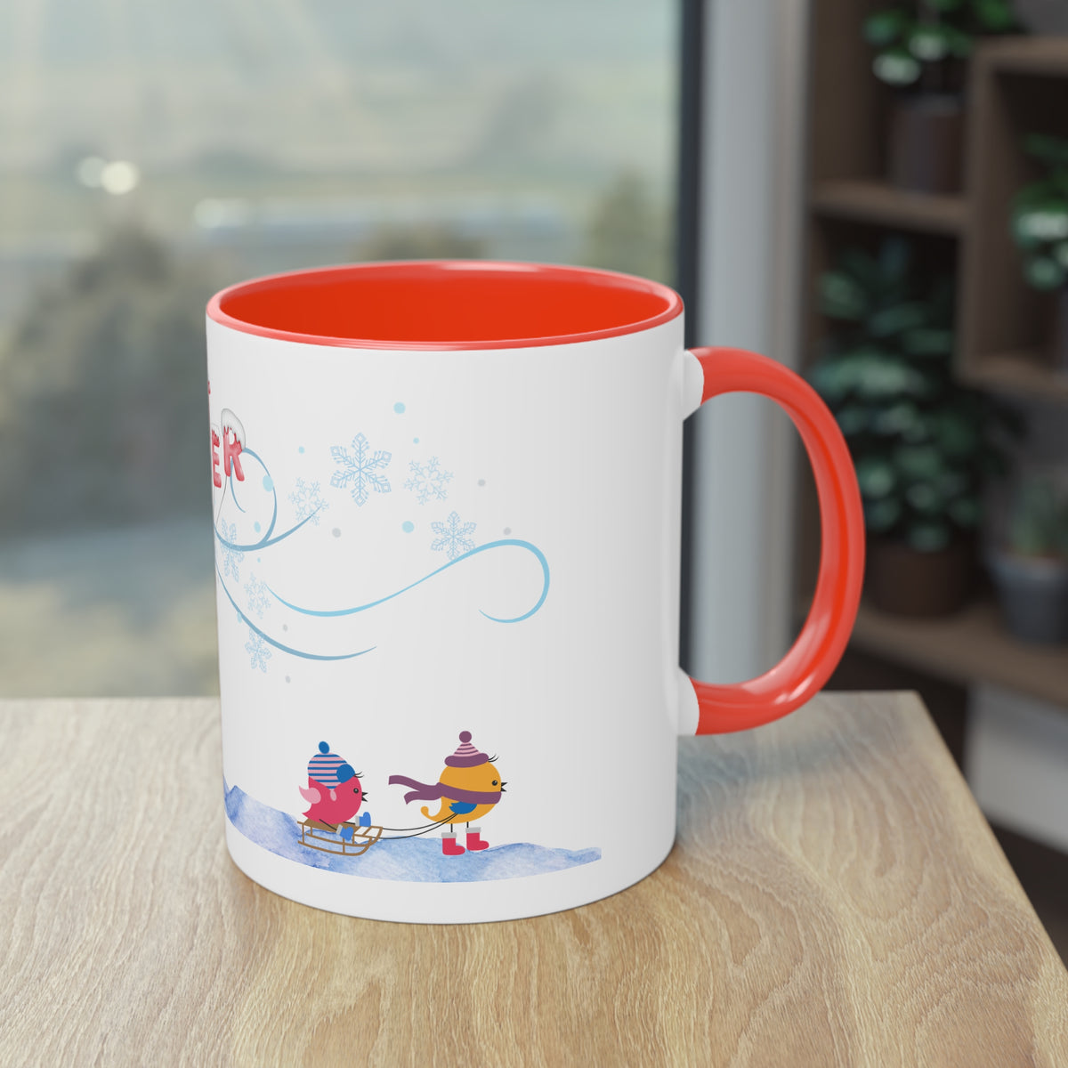 Kaffee Becher - Winterzeit Mädchen