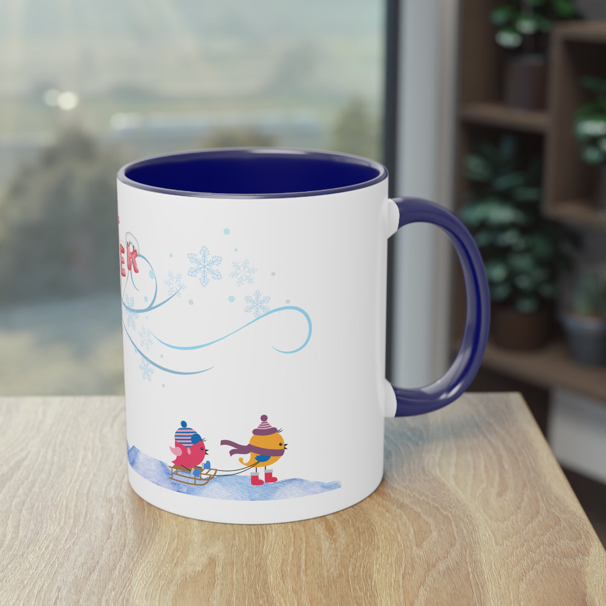 Kaffee Becher - Winterzeit Mädchen
