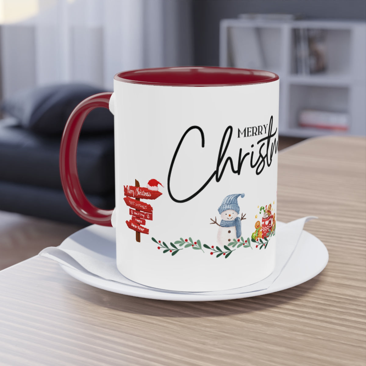 Kaffee Becher - Motiv Merry Christmas 01