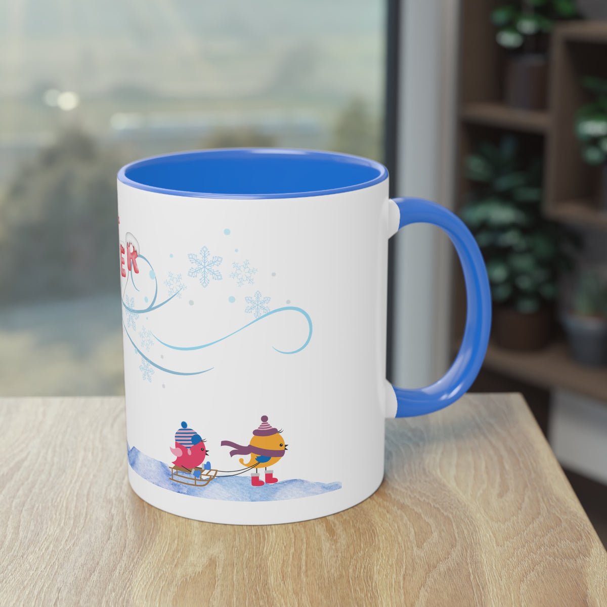 Kaffee Becher - Winterzeit Mädchen