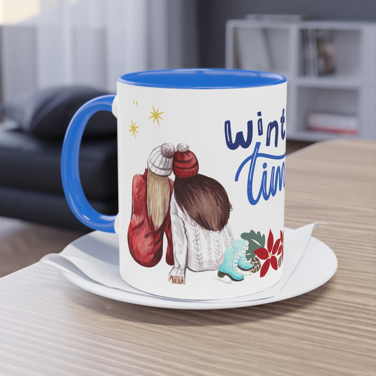 Kaffee Becher - Winterzeit Freunde