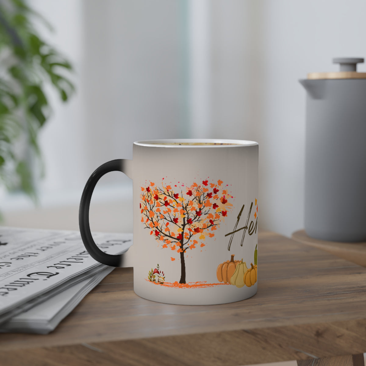 Kaffee Becher - Herbst Design Baum