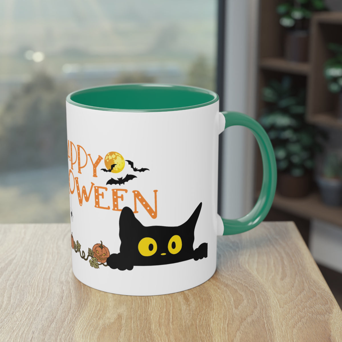Kaffee Becher - Happy Halloween Katze